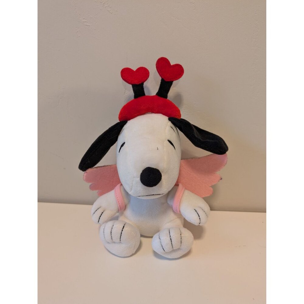 Peanuts Snoopy Valentines Day Plush Hallmark Stuffed Cupid Toy